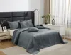 GRAPHITE VELVET gesteppte Bettdecke PLED Decke 200x220 MAYA Produktbild-Vorschau 3