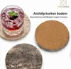 Podtácky z přírodního mramoru – sada 4 kusů – kulaté, Náhled obrázku produktu 4