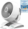 A white Vornado fan with a remote control resting on its base, against a white background. A certification badge is visible on the right side of the fan. Anteprima dell’immagine prodotto