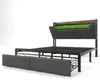 Letto imbottito 140x200 con testiera contenitore, Anteprima dell’immagine prodotto 13