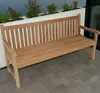 Lesli Living Landhausbank Cardiff 180 cm Teak C-Grade Produktbild-Vorschau 10
