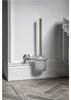 Sapho DIAMOND toiletborstel, hangmodel, melkglas, brons Productafbeelding-voorbeeld 2