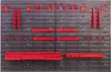 Sistema di stoccaggio a parete 115x78 cm, portautensili, Anteprima dell’immagine prodotto 4