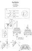 An assembly instruction manual for a chandelier. Anteprima dell’immagine prodotto
