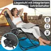 UISEBRT 2 Stück Dunkelgrau Faltbarer Liegestuhl, Produktbild-Vorschau 5