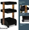 Bomoe Bosse, 35x32x69cm, Schwarz-braun, Servierwagen, Produktbild-Vorschau 5