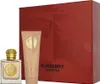 A gift set containing a perfume bottle and body lotion, presented in a red box. Produktbild-Vorschau