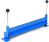 A blue metal sheet bending machine with black handles is shown against a white background. Náhled obrázku produktu