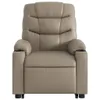 Design Massagesessel mit Aufstehhilfe Cappuccino-Braun Produktbild-Vorschau 8
