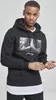 Mister Tee con cappuccio - PRAY nero - 5XL Anteprima dell’immagine prodotto 20