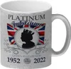 Platinum Jubiläum Queen Glitzer-Kaffeebecher Produktbild-Vorschau 1