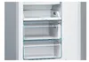 Bosch Serie | 2, Freistehende Kühl-Gefrier-Kombination mit Gefrierbereich unten, 186 x 60 cm, Edelstahl-Optik KGN36NLEA Gefrierfach geöffnet Anteprima dell’immagine prodotto