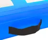A close-up view of a blue inflatable mat with a black handle. Produktbild-Vorschau