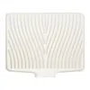 A white silicone dish drying mat with a textured surface. Produktbild-Vorschau