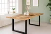 Esstisch 220x100cm Akazienholz naturfarben gerade Kante Produktbild-Vorschau 1