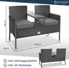 KESSER® Polyrattan Gartenbank 2-Sitzer Bank mit Produktbild-Vorschau 7