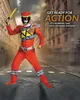 Roter Power Ranger - Red Ranger Dino Charge Muskel Kostüm Produktbild-Vorschau 2