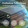 CASABEL Garage per robot tagliaerba in acciaio zincato nero Anteprima dell’immagine prodotto 4