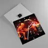 Wanduhr - Quadrat - Glasuhr - Feuer Instrument Skelett - Produktbild-Vorschau 2