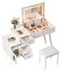 Table de maquillage multifonctionnelle avec tabouret et Voir les images du produit 10