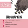 hair2heart Premium Human Hair Extensions straight - 25 Voir les images du produit 6