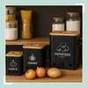 Relaxdays Kartoffel Aufbewahrungsbox, Zwiebeln, Knoblauch, Produktbild-Vorschau 2