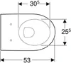 Geberit Wand-Tiefspül-WC iCon geschlossene Form weiß Produktbild-Vorschau 10