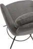Barhocker - Dunkelgrau - Schwarz - Webstoffbezug - Produktbild-Vorschau 4