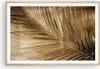 Gerahmtes Poster - Rahmen in heller Eiche - Blatt Gold Produktbild-Vorschau 1