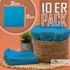 NatureMark 10er Set Frottee Waschlappen 100% Baumwolle Produktbild-Vorschau 2