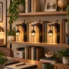 Bücherregal Lampe Laterne, 3er-Set Eisen Tischlampe Produktbild-Vorschau 7