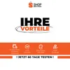 Marketing image for "Shop Brothers" highlighting their advantages and a special offer. Produktbild-Vorschau