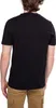A person wearing a black t-shirt and tan cargo pants, shown from the back. Produktbild-Vorschau