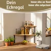 LS-LebenStil Küchenregal Eckregal Holz Metall 52cm Produktbild-Vorschau 6