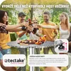 Hliníkový bistro stolek Ø60 cm skládací s nastavitelnou Náhled obrázku produktu 3