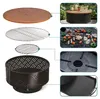Braciere Relaxdays, Ø 66 cm, con griglia, coperchio, Anteprima dell’immagine prodotto 6
