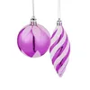 Relaxdays Weihnachtskugeln 72er Set, glitzernde, matte & Produktbild-Vorschau 6