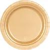 Partyteller Karton 16 Stück gold 23cm - Einheitsgröße Produktbild-Vorschau 1