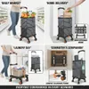 2in1 Einkaufstrolley & Sackkarre – faltbar, 360° Rollen, Produktbild-Vorschau 3