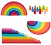 Omgoods – Set mit 4 Teilen – Regenbogen-Holzspielzeug – Produktbild-Vorschau 1