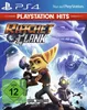 The image is a video game cover for Ratchet & Clank on PlayStation 4, featuring the main characters and promotional text. Produktbild-Vorschau