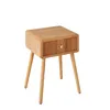 CALICOSY - Chevet 1 tiroir avec façades lamellées H52 cm - Voir les images du produit 8