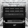 Półka Extralink specjalnie do szafy sieciowej 1U 250 mm, Podgląd zdjęcia produktu 6