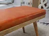 Sitzbank SALIM Ziegenleder / Massivholz Bank 100x52x38 cm Produktbild-Vorschau 5