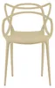 4er-Set Kunststoffstühle KATO, beige Produktbild-Vorschau 4