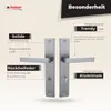 DOMINO Türgriff 78 Drückergarnitur WC - Badezimmer Set | Produktbild-Vorschau 7