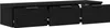 Schwarzer Eichen-Wandschrank 102x30x20 cm Aus Produktbild-Vorschau 2