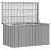 vidaXL Zahradní box šedý 129x67x65 cm Náhled obrázku produktu 2