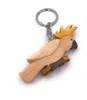 Onwomania Schlüsselanhänger aus Holz Kakadu Papagei Vogel Produktbild-Vorschau 2