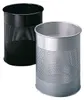 DURABLE Papierkorb Metall 15L rund, 331023 silber Produktbild-Vorschau 3